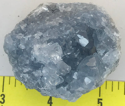 CELESTITE Natural Specimen from Madagascar 6.1 oz. power crystals #174