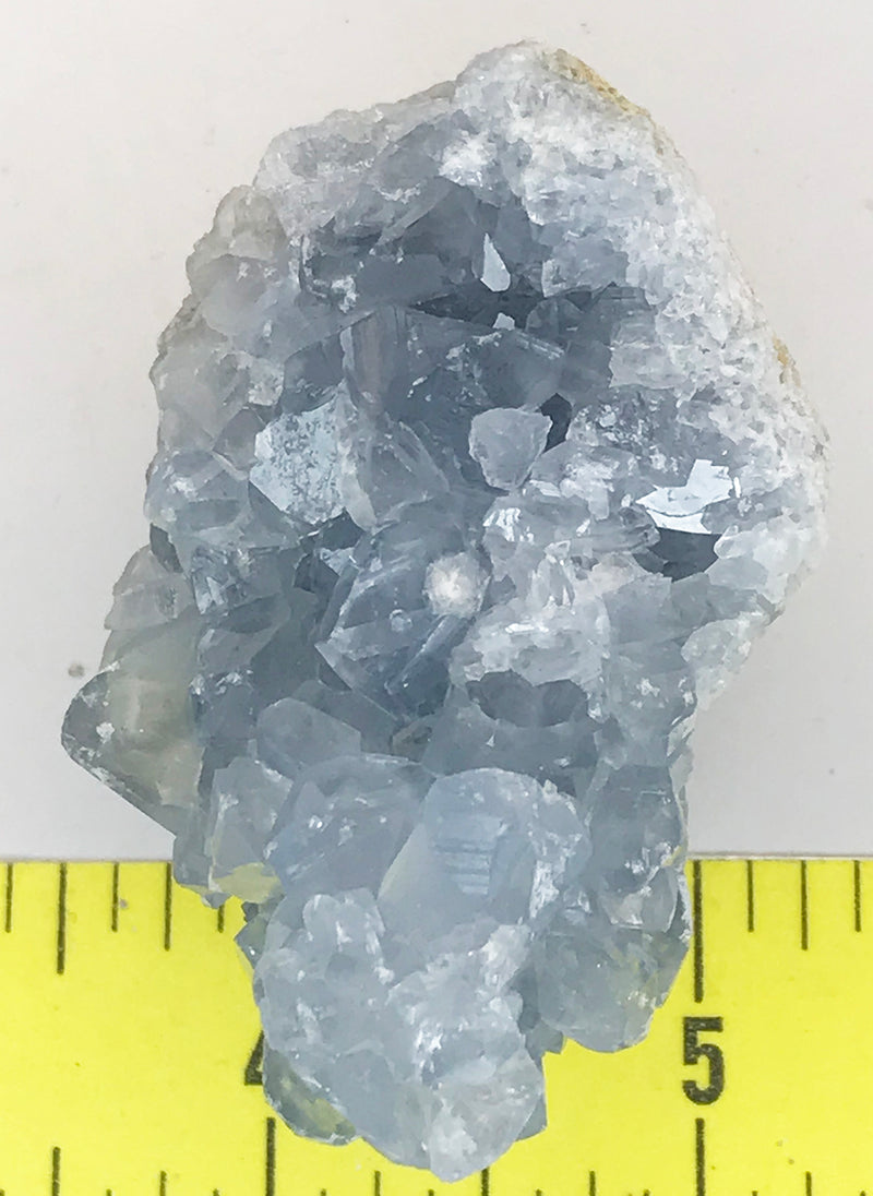 CELESTITE Natural Specimen from Madagascar 4.7 oz. power crystals 