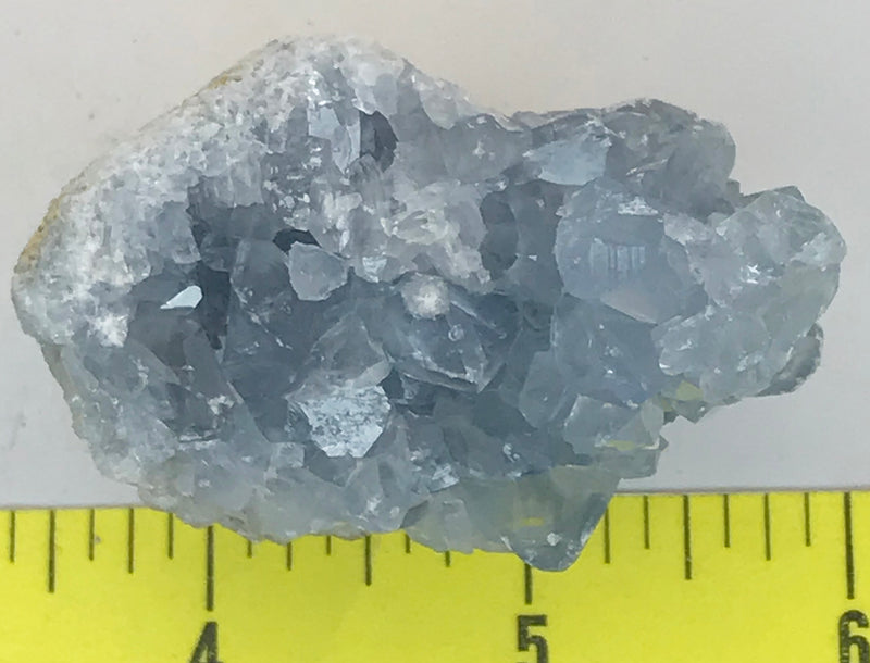 CELESTITE Natural Specimen from Madagascar 4.7 oz. power crystals 