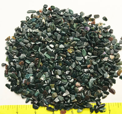 JASPER BLOODSTONE Mini (3/16"- 1/4") polished stones, 1/2 lb bulk