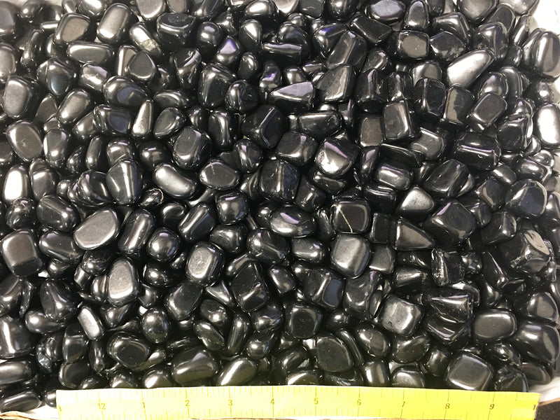 SHUNGITE size Large (7/8" to 1-1/4") polished EMF absorber    1 lb